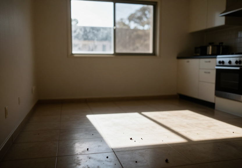 Cockroach treatment in a Burraneer kitchen